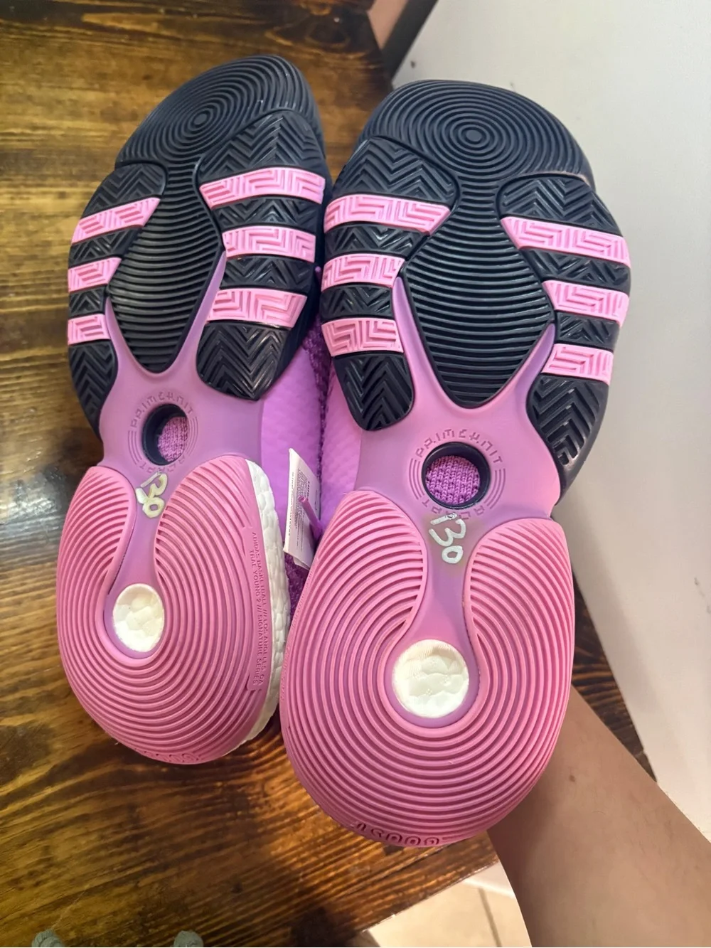 Adidas Pink Tennis Shoes Size 10